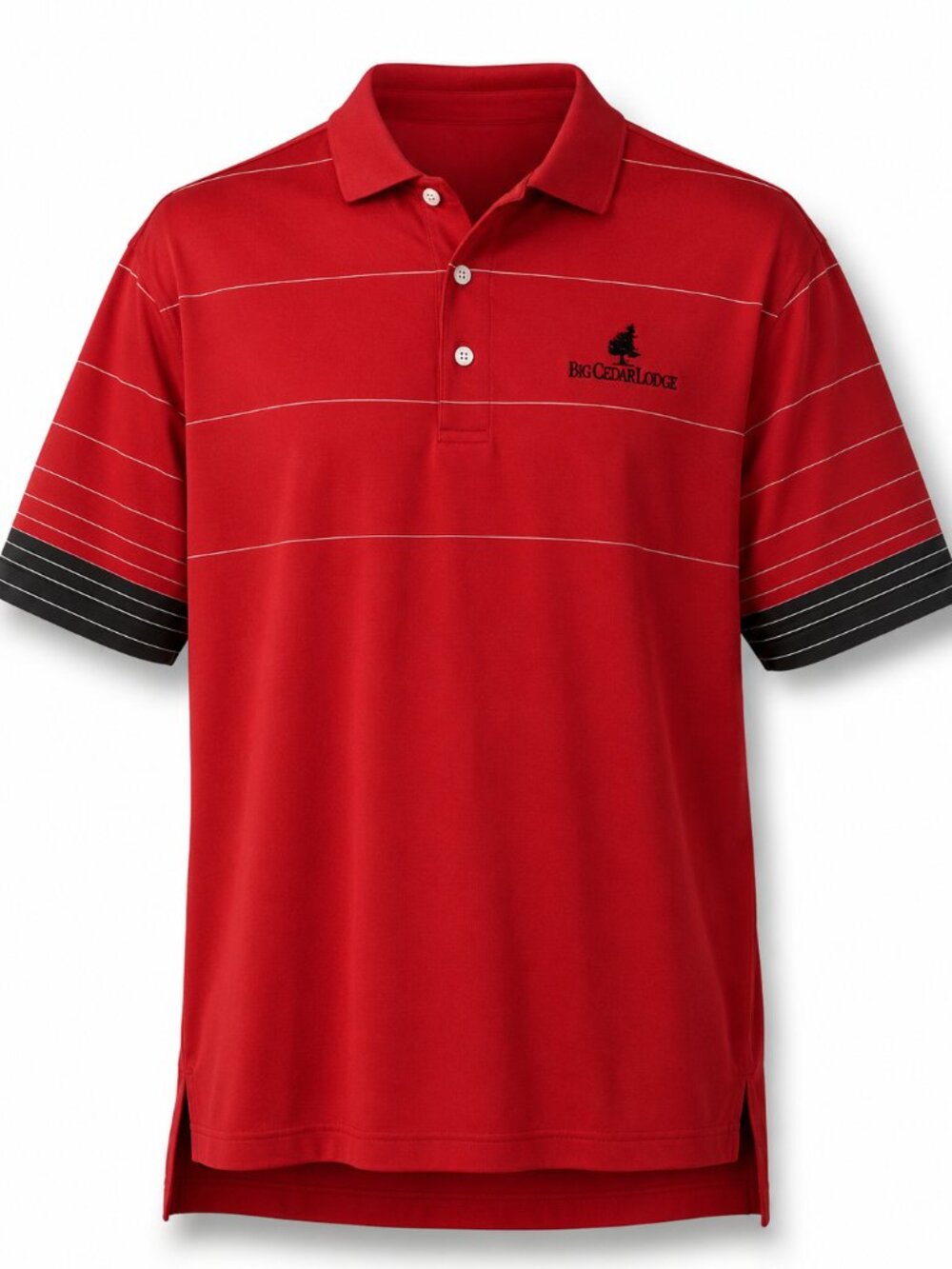 Men's Divots Big Cedar Lodge Golf Polo L EUC Old Money Country Club